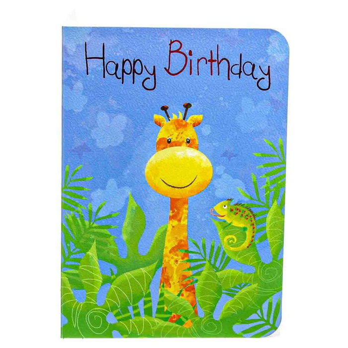 Happy Birthday 'Giraffe' Greetings Card