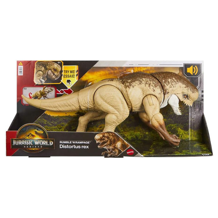 Jurassic World Rumble 'N Rampage Distortus Rex Figure