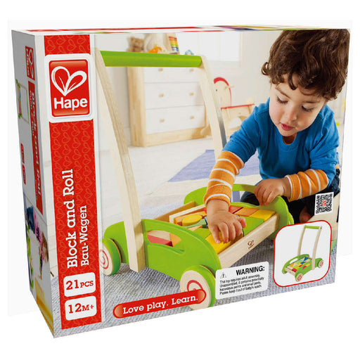 Hape Block and Roll Walker
