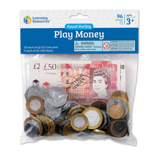 Learning Resources Pound Sterling Play Money Set
