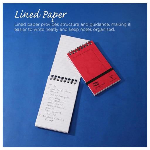 Clairefontaine Europa Minor Pad Feint Ruled 120 Pages Red
