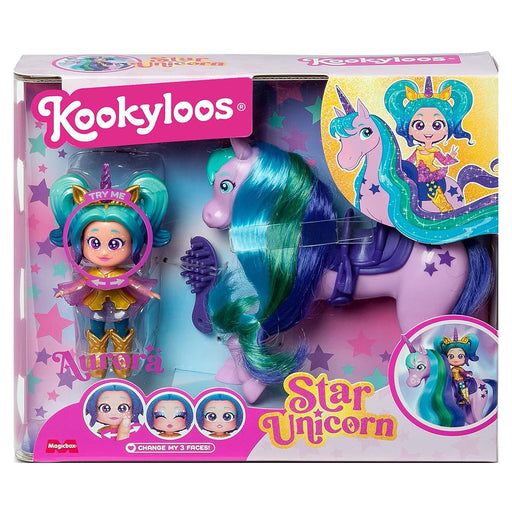 KookyLoos Star Unicorn & Aurora Doll