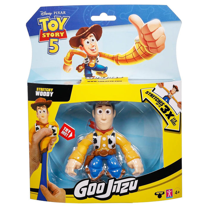 Goo Jitzu Disney Pixar Toy Story 5 Stretchy Woody Figure