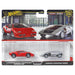 Hot Wheels Car Culture: Lamborghini Countach LP5000 QV & Lancia Stratos Zero 1:64 Cars (2 Pack)