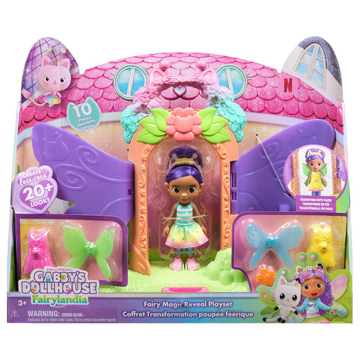 Gabby's Dollhouse Fairylandia Fairy Magic Reveal Playset