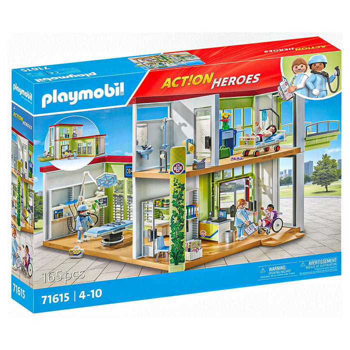 Playmobil Action Heroes: Modern Hospital Playset