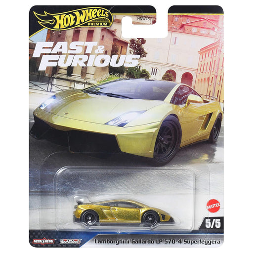 Hot Wheels Premier Fast & Furious: Lamborghini Gallardo LP 570-4 Superlegga 1:64 Car (5/5)