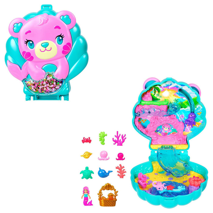 Polly Pocket Glitter Island Compact Playset