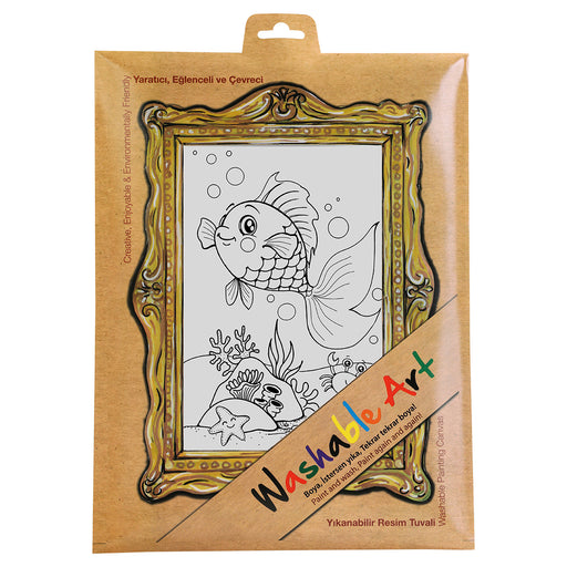 Washable Art Fish Colouring Protective Mat