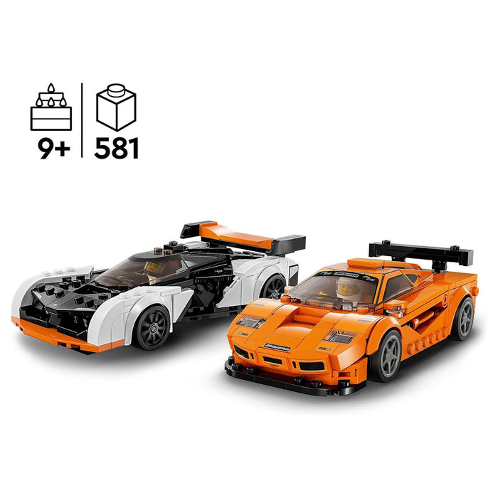 LEGO Speed Champions 76918 McLaren Solus GT & McLaren F1 LM Building Set