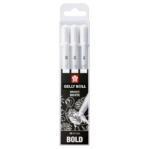 Sakura Gelly Roll set Bright White bold 3 pens