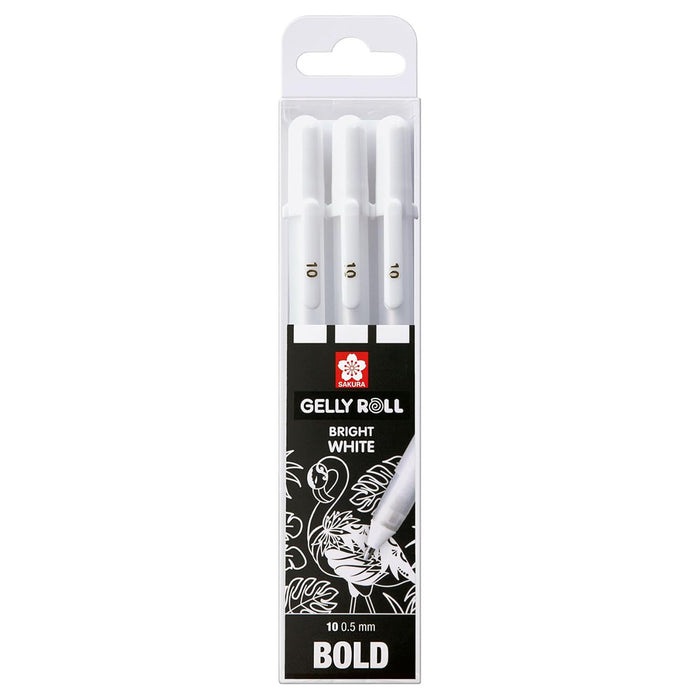 Sakura Gelly Roll set Bright White bold 3 pens