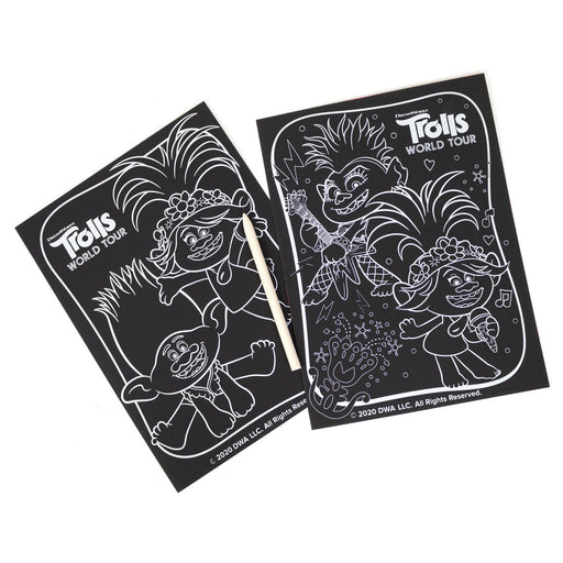 Trolls World Tour Scratch Art Set