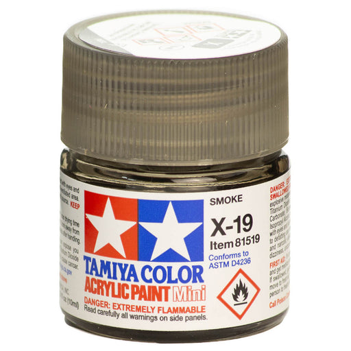 Tamiya Color Acrylic Paint Mini X-19 Smoke