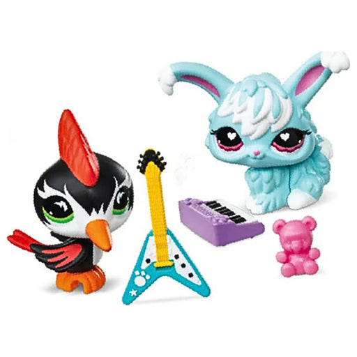 Littlest Pet Shop 2 Pets Series 5 G7 #411 Rabbit & #412 Woodpecker Figures