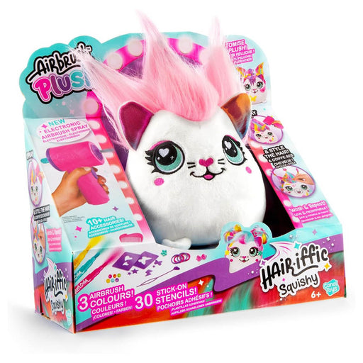 Airbrush Plush Hair'iffic Squishy Soft Toy (styles vary)