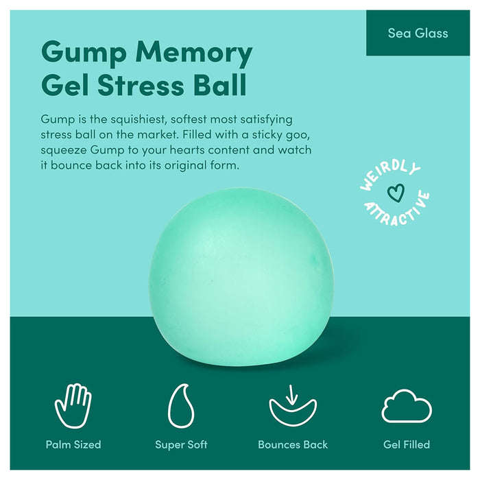 Speks Gump Jumbo Sea Glass Memory Gel Stress Ball