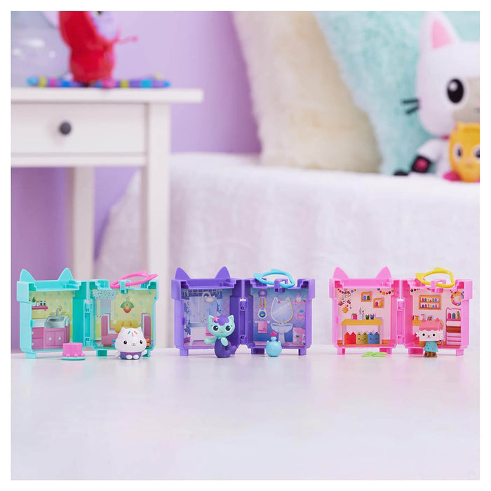 Gabby's Dollhouse Baby Box Cat Mini Clip On Playset (3 Pack)