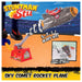 Stuntman Stu Sky Comet Rocket Plane Pump 'n' Fly Stunt Set