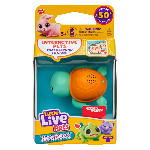 Little Live Pets NeeDees Sandee Turtle Interactive Pet
