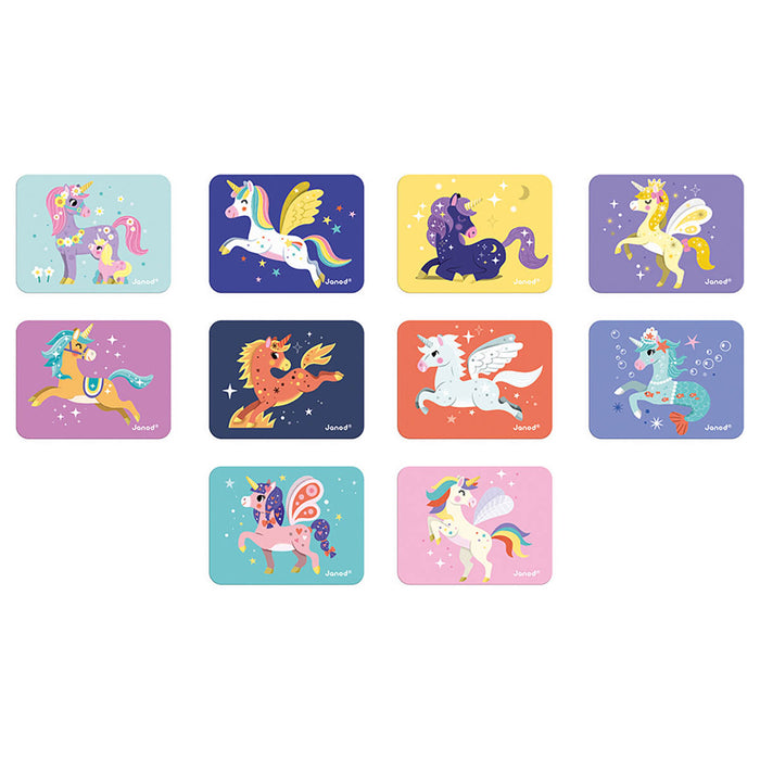 Janod Unicorns Magnéti'Book