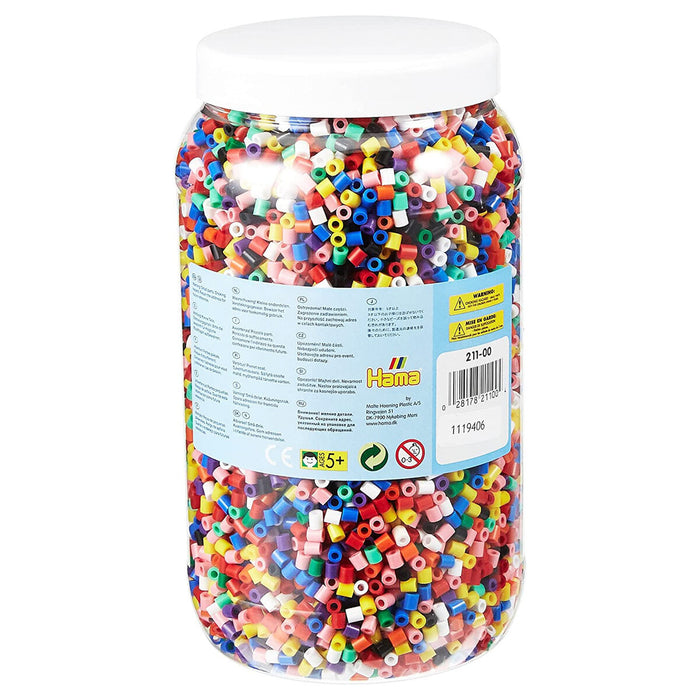 Hama Solid Mix Midi Beads Tub (13000 Pack)
