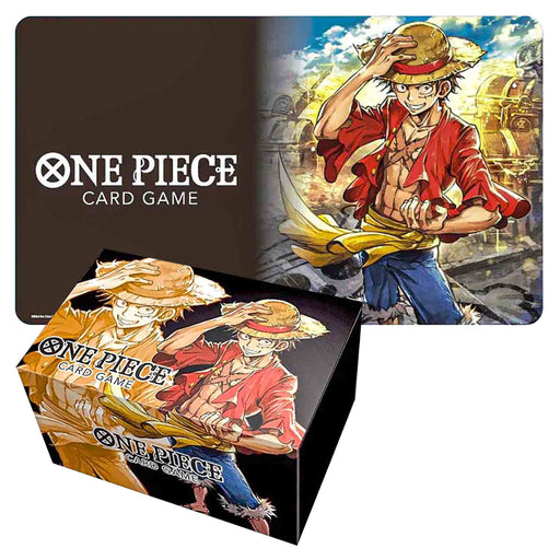 One Piece Card Game: Playmat and Storage Box Set - Monkey. D. Luffy