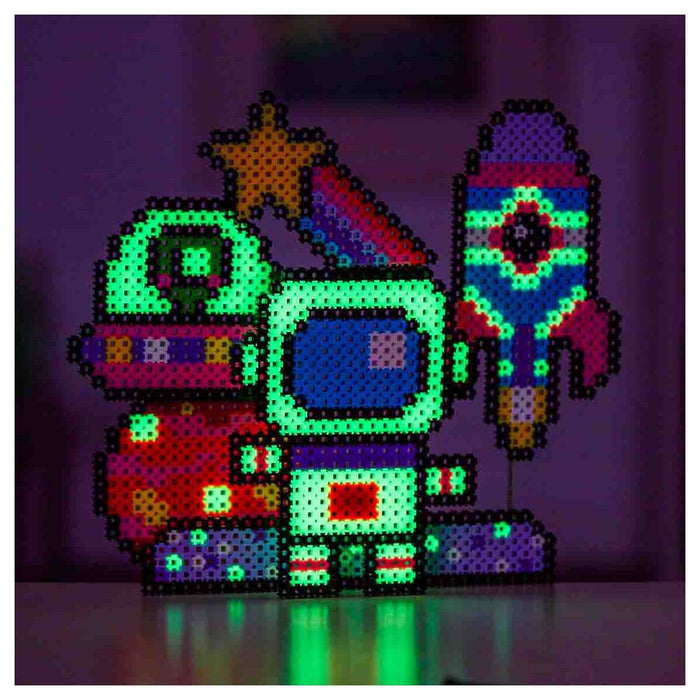 Simbrix Glowing Galactic Pixel Art Set