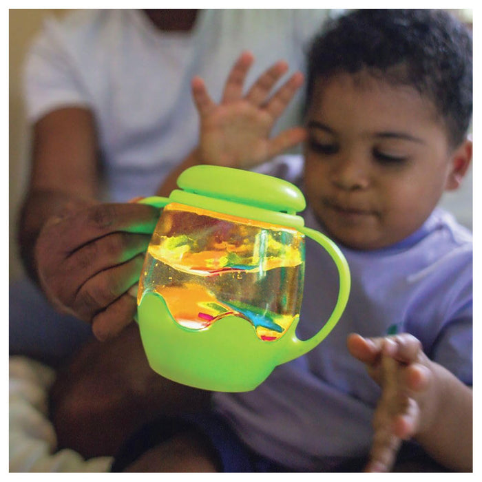 Glo Pals The Mini Sensory Play Jar Green