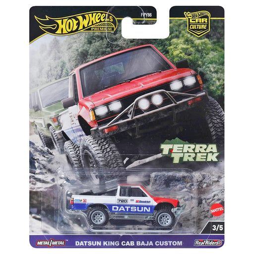 Hot Wheels Premium Car Culture Terra Trek: Datsun King Cab Baja Custom Car (3/5)