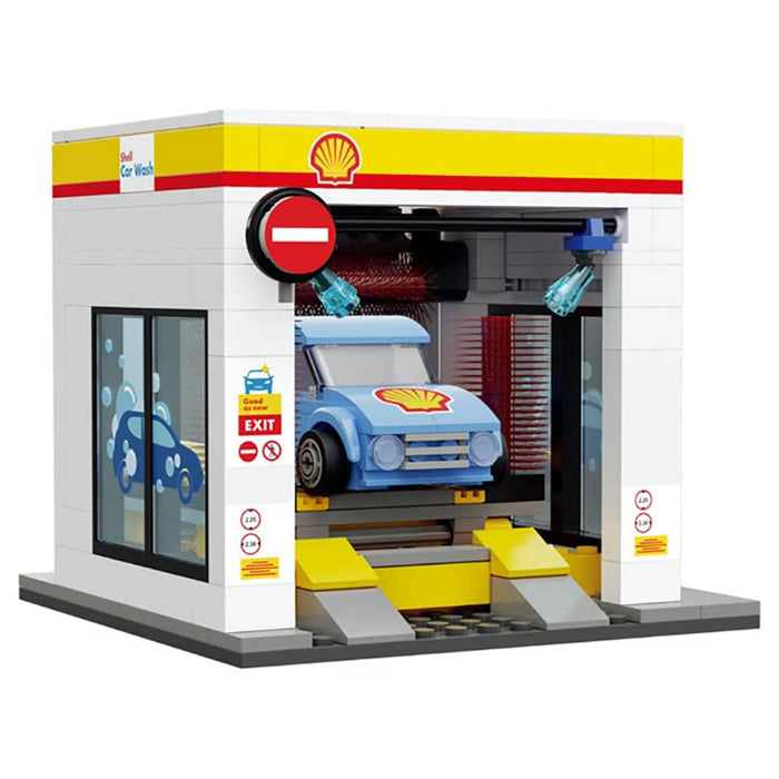 CaDA Shell Car Wash Building Block Set
