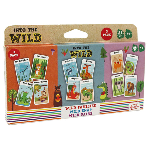 Shuffle Into the Wild Card Games (3 Pack)