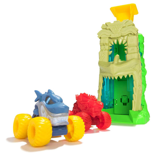 Hiot Wheels Monster Jam Megalodon Jungle Blaster Playset