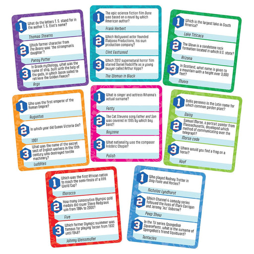 Quiz Cube Trivia Card Game