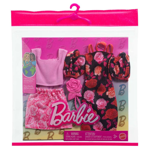 Barbie Fashion Rose Outfit (2 Pack)