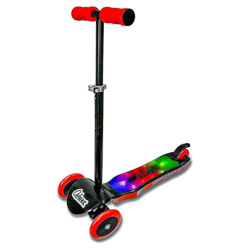 Ozbozz Light Burst 3 Wheel Scooter with Light-Up Deck