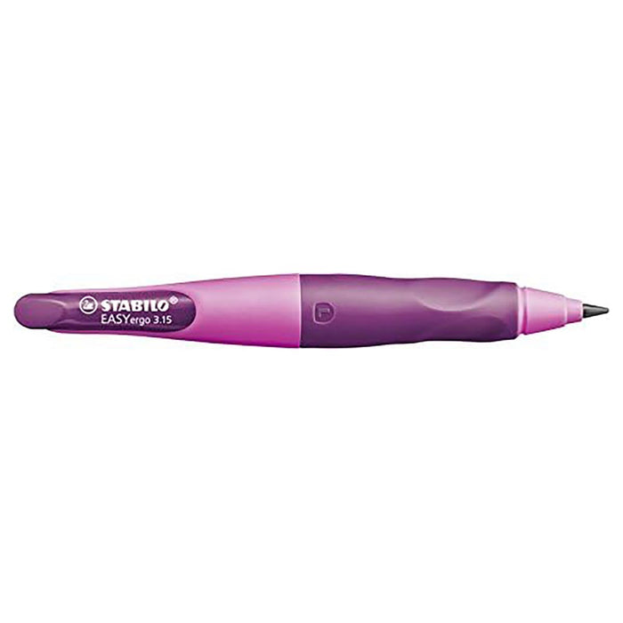 STABILO EASYergo 3.15 HB Pencil Pink and Lilac Left Handed Grip
