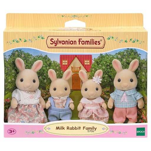 Sylvanian Families Milk Rabbit Family Figures (4 Pack)
