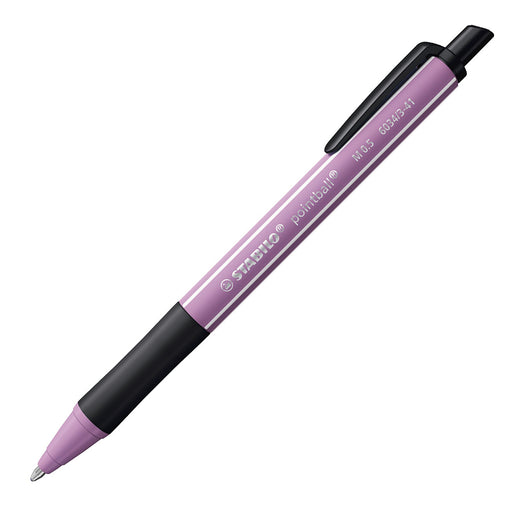 STABILO pointball NatureCOLORS Wildflower Edition Grey Violet Ballpoint Pen with Blue Ink