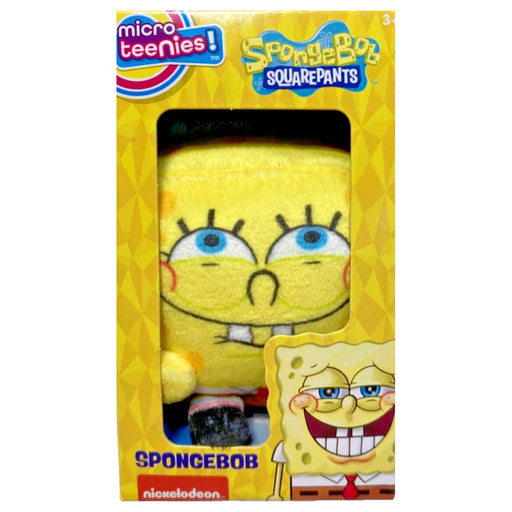 Basic Fun Micro Teenies 3-inch Plush SpongeBob Style 2 