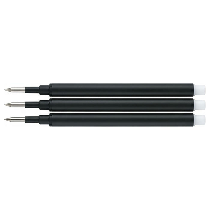Pilot FriXion Ball & Ball Clicker M Black Ink Refills (3 Pack)