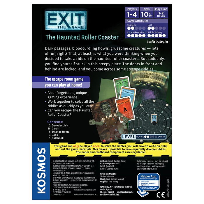 EXIT: The Haunted Roller Coaster Escape Room Game