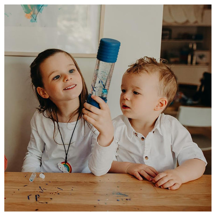 Jellystone Designs DIY Calm Down Bottle Soft Blue Sensory Toy