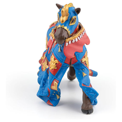 Papo Blue Horse Fleur-de-Lys Figure