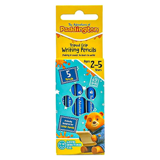 Love Writing Co. Paddington Tripod Grip Writing Pencils (5 Pack)