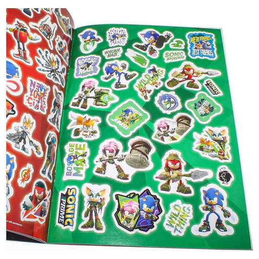 Sonic Prime Sticker Book