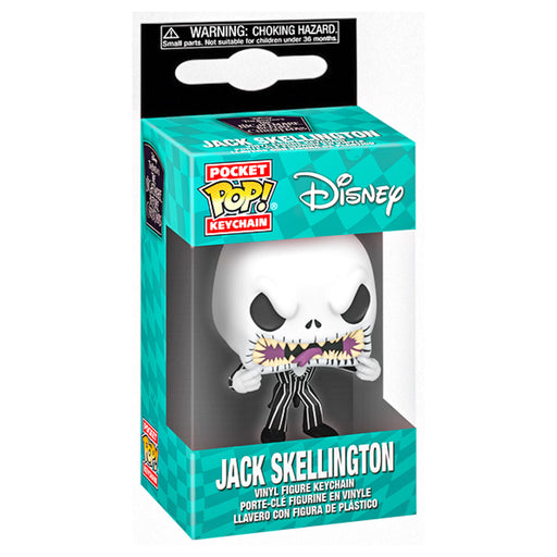 Funko Pop! Pocket Keychain: Disney: TNBC: Jack Skellington (Scary Face) Vinyl Figure
