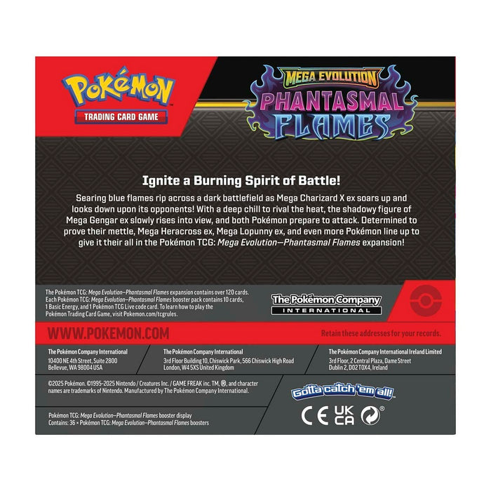 Phantasmal Flames Booster Box Pokmon TCG Mega Evolution 36 Packs Booghe Phantasmal Flames Booster Box Pokmon TCG Mega Evolution 36 Packs Booghe