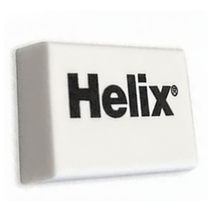 Helix Small White Classic Erasers (Box of 40), 34MM