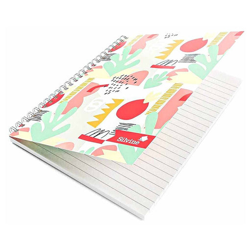 Silvine Marlene West 'Hearts and Flowers' A4 Notebook 160 Pages (styles vary)
